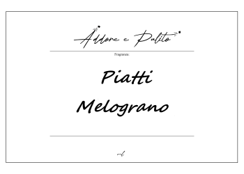 Piatti Melograno